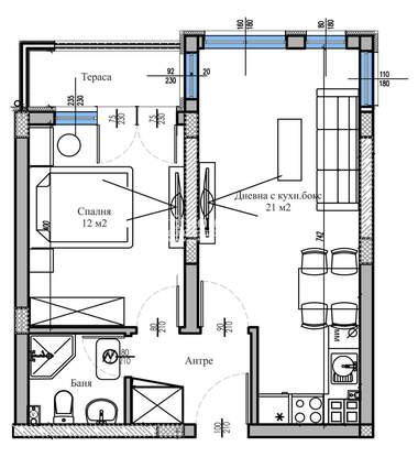For sale - Apartment in Hristo Smirnenski,  Plovdiv