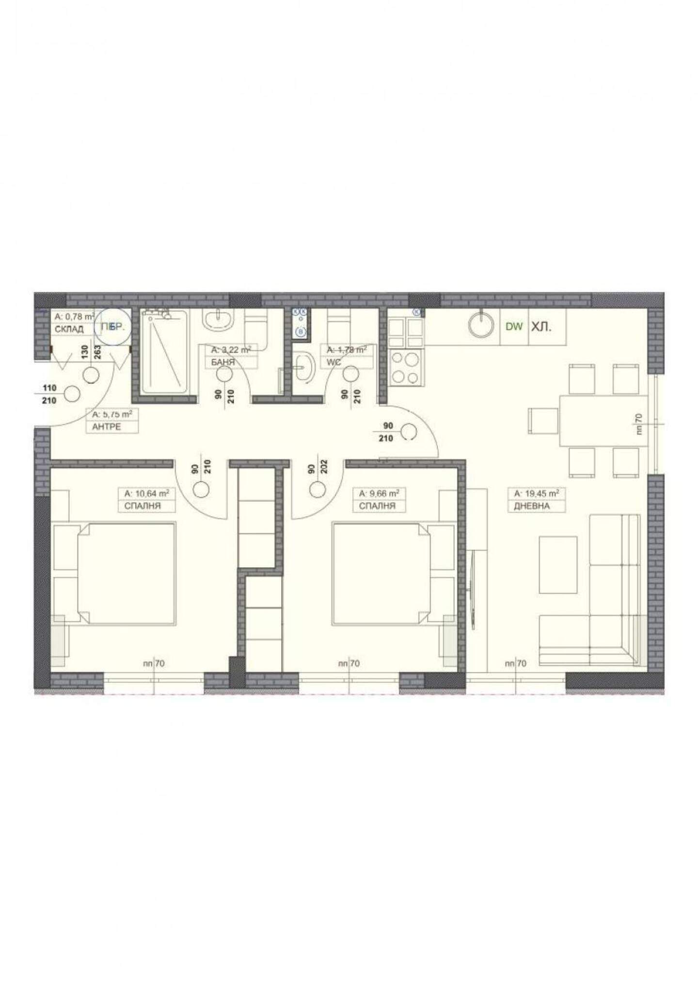 Cu trei camere Apartament în Nadejda 3, Sofia – fotografia 4