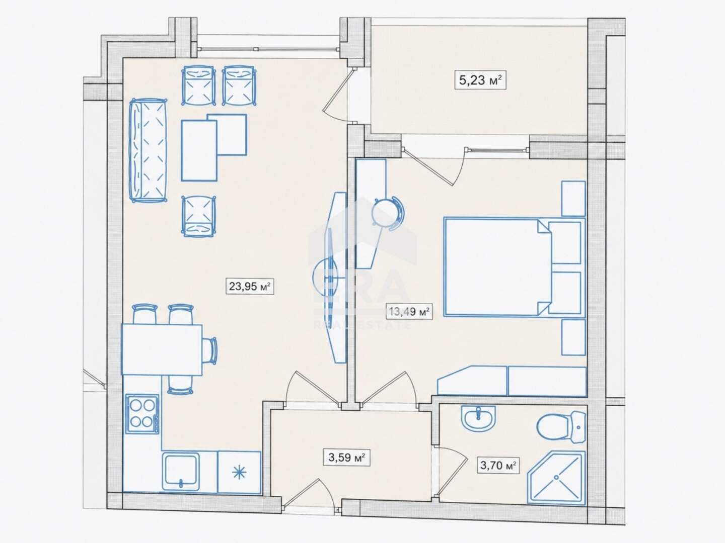 1 bedroom Apartment in Kuba, Haskovo – photo 8