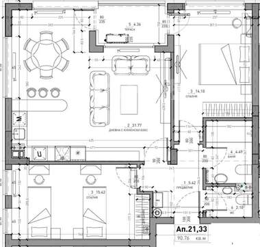 Satış - Apartman olarak Malinova Dolina,  Sofia