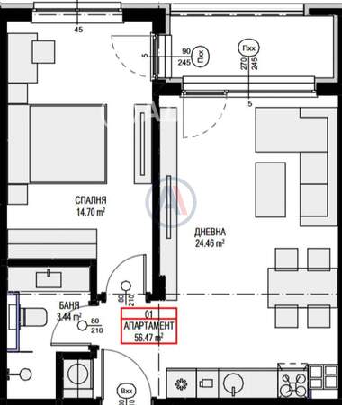 Vânzare - Apartament în Ovcea Kupel 2,  Sofia