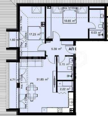 Vânzare - Apartament în Vinița,  Varna