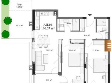 For sale - Apartment in Ovcha Kupel 1,  Sofia