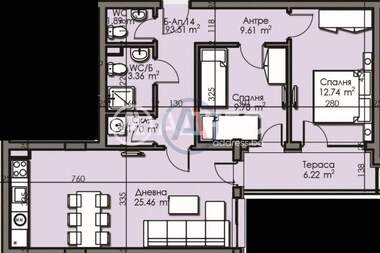 Vânzare - Apartament în Izgrev,  Burgas