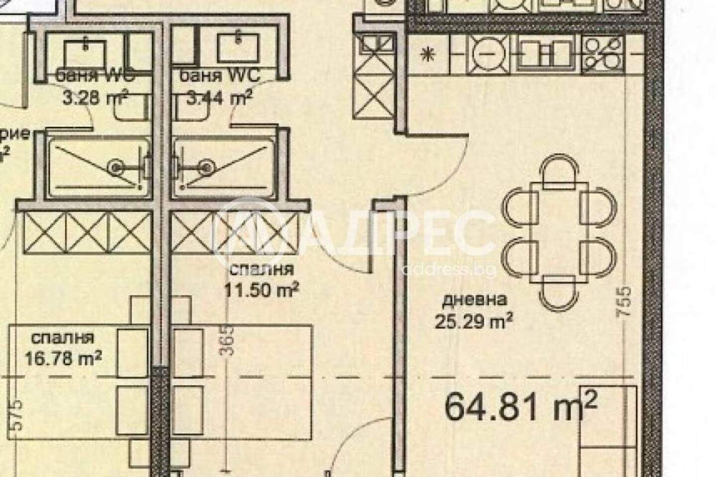 Cu două camere Apartament în Vladislavovo, Varna – fotografia 2