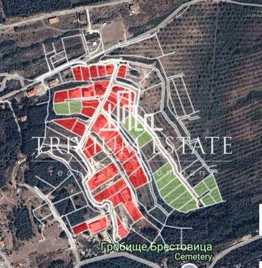 Πώληση - Οικόπεδο για κατασκευή σε Брестовица,  Пловдив