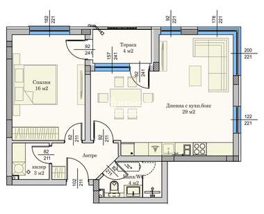 Satış - Apartman olarak Hristo Smirnenski,  Plovdiv