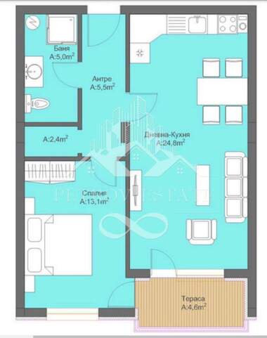 Satış - Apartman olarak Velingrad,  Pazarcik