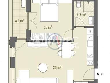 For sale - Apartment in Hadji Dimitar,  Sofia