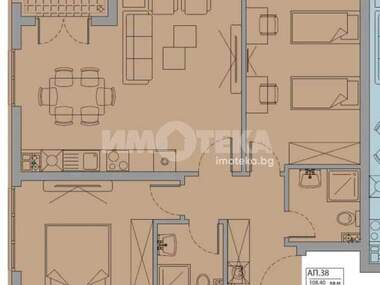 Satış - Apartman olarak Malinova Dolina,  Sofia
