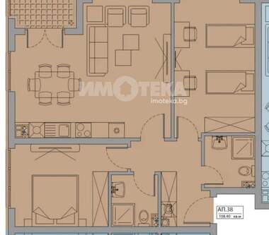 Satış - Apartman olarak Malinova Dolina,  Sofia