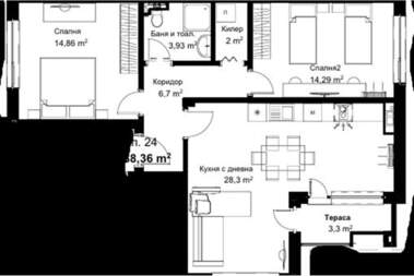 Satış - Apartman olarak Iztok,  Targovishte