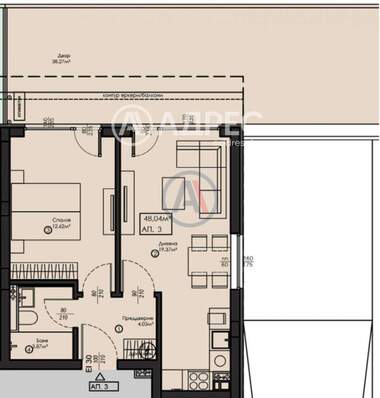Vânzare - Apartament în Malinova Dolina,  Sofia