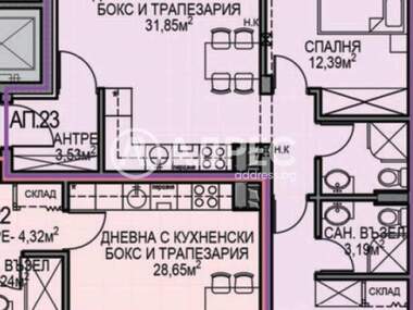 Satış - Apartman olarak Obelia 2,  Sofia