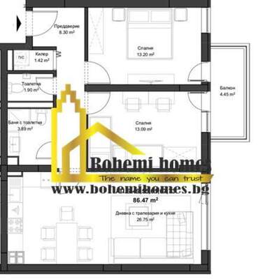 Продажба - Апартамент в Кючук Париж,  Пловдив