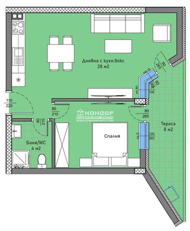For sale - Apartment in Hristo Smirnenski,  Plovdiv