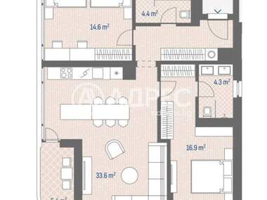 Satış - Apartman olarak Ovça Kupel,  Sofia