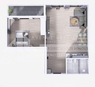 Satış - Apartman olarak Ostromila,  Plovdiv