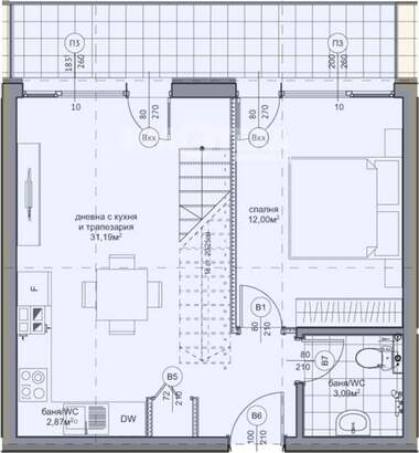Продажа - Квартира в Възраждане 1,  Варна