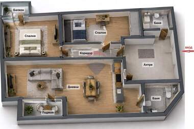 Verkauf - Wohnung in Konvuto,  Warna
