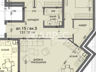 For sale - Apartment in k.k. Chayka,  Varna