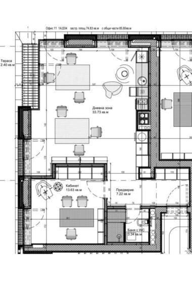 For sale - Office in Manastirski livadi-Iztok,  Sofia