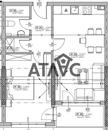 Satış - Apartman olarak Karşiaka,  Plovdiv