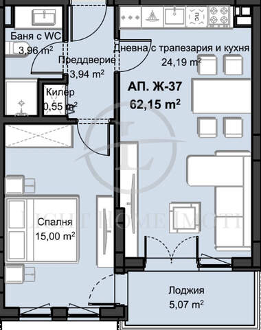 Satış - Apartman olarak Hristo Smirnenski,  Plovdiv