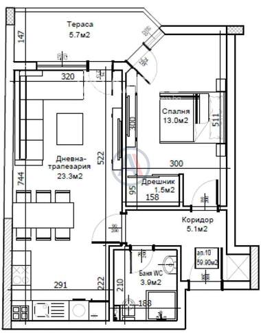 Verkauf - Wohnung in Elektron,  Warna