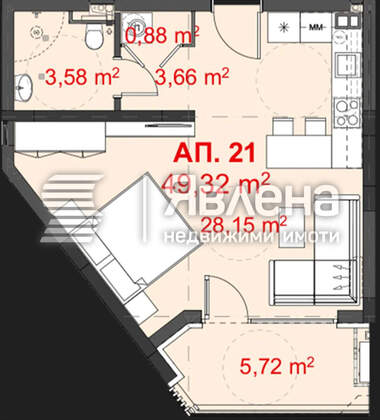 Verkauf - Wohnung in Kraymorie,  Burgas