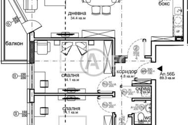 Satış - Apartman olarak Krasna poliana-2,  Sofia
