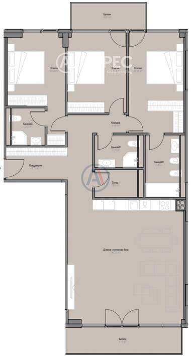 Satış - Apartman olarak Oborishte,  Sofia
