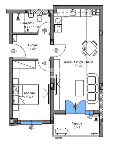 Vânzare - Apartament în Kiuceuk Parij,  Plovdiv