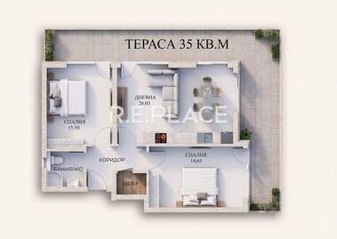 Satış - Apartman olarak Vazrajdane 1,  Varna