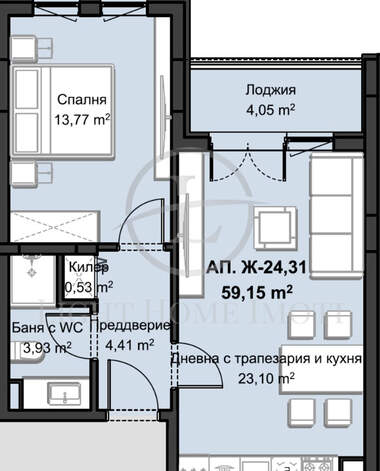 Satış - Apartman olarak Hristo Smirnenski,  Plovdiv