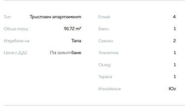 Продажба - Апартамент в Христо Смирненски,  Пловдив