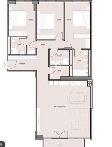 Vânzare - Apartament în Oboriștie,  Sofia
