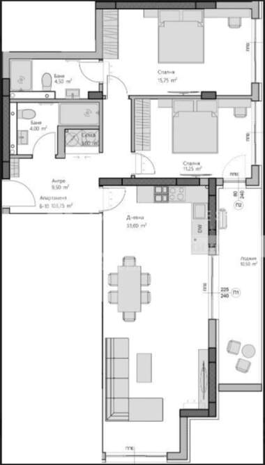 Vânzare - Apartament în Hristo Smirnenski,  Plovdiv