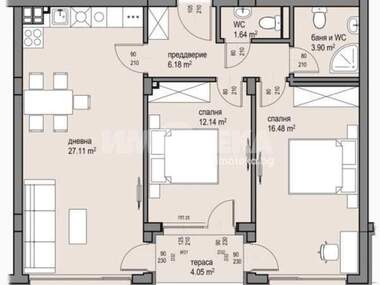 Satış - Apartman olarak Malinova Dolina,  Sofia