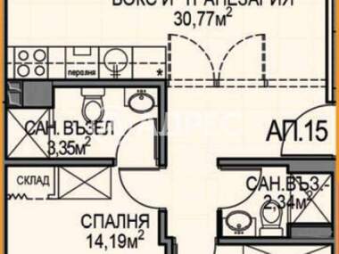 Satış - Apartman olarak Obelia 2,  Sofia
