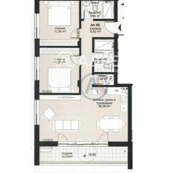 Satış - Apartman olarak Vinica,  Varna