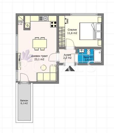 Satış - Apartman olarak Vladislavovo,  Varna