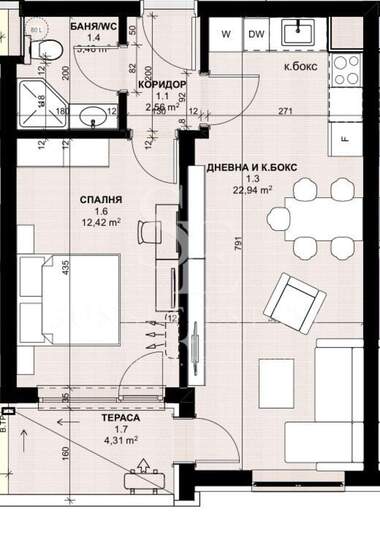 Verkauf - Wohnung in Rawda,  Burgas