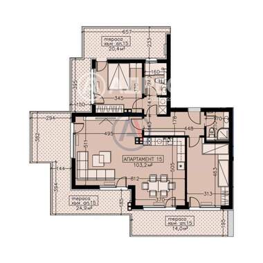 Verkauf - Wohnung in Manastirski liwadi-Iztok,  Sovia