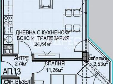 Satış - Apartman olarak Obelia 2,  Sofia