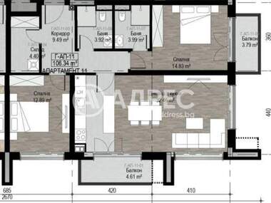 Vânzare - Apartament în Boiana,  Sofia