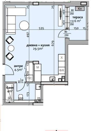 Verkauf - Wohnung in Tri tschutschura-zentar,  Stara Zagora