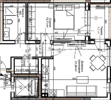 Verkauf - Wohnung in Ostromila,  Plowdiw