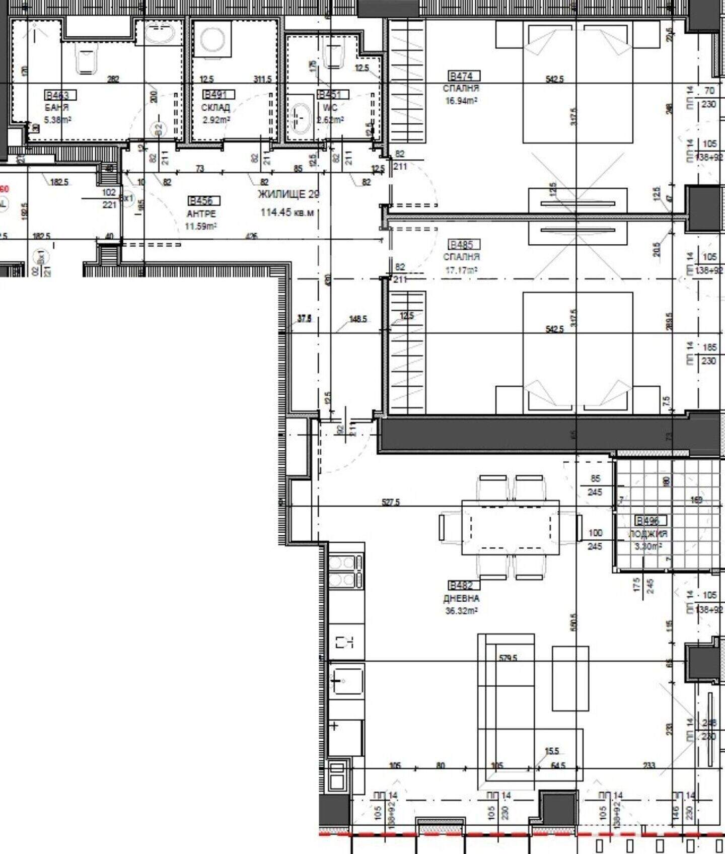 Dreizimmer Wohnung in Center, Sofia – Foto 4