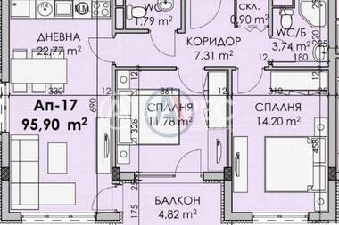 Продажба - Апартамент в Мадика,  Бургас